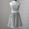 Aprons<Taylor Linens Bergen Stripe Black Apron