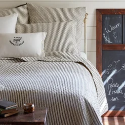 Quilts & Matelasses<Taylor Linens Bergen Stripe Black Quilt