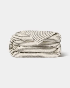 Quilts & Matelasses<Taylor Linens Bergen Stripe Black Quilt
