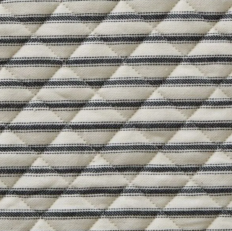 Shams<Taylor Linens Bergen Stripe Black Sham