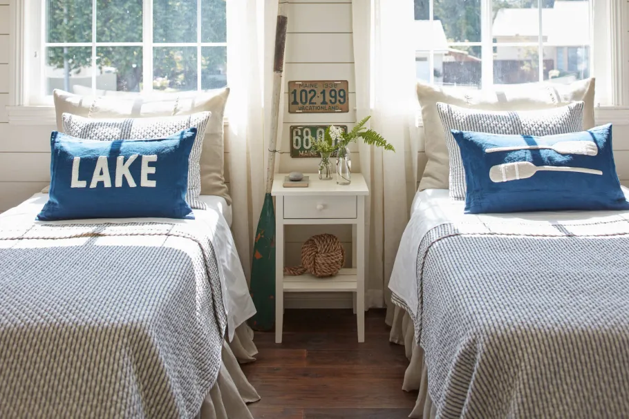 Quilts & Matelasses<Taylor Linens Bergen Stripe Indigo Quilt