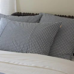 Shams<Taylor Linens Charleston Indigo Sham