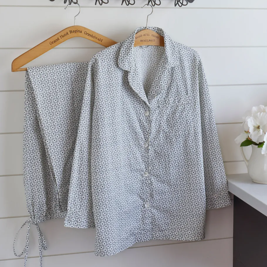 Pajamas<Taylor Linens Dotted Vine Pajama Set