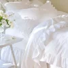 Duvet Covers<Taylor Linens Elisa Egg-Shell White Duvet Cover