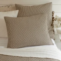 Shams<Taylor Linens Farmhouse Quilted Sham