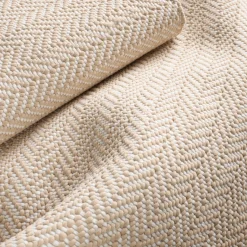 Rugs<Taylor Linens Herringbone Linen/White Handwoven Indoor/Outdoor Rug