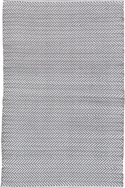 Rugs<Taylor Linens Herringbone Shale/White Handwoven Indoor/Outdoor Rug