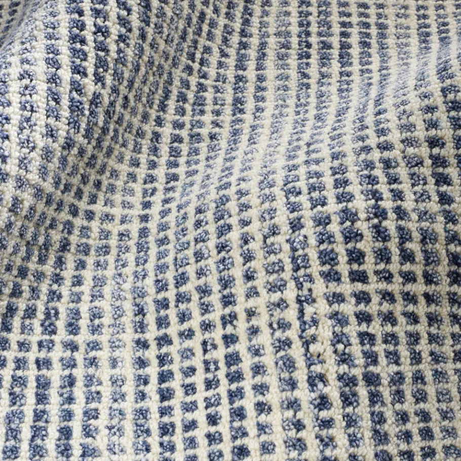 Rugs<Taylor Linens Homer Blue Hand Loom Knotted Wool/Viscose Rug