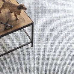 Rugs<Taylor Linens Homer Blue Hand Loom Knotted Wool/Viscose Rug