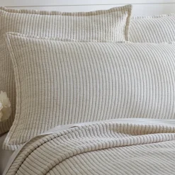 Quilts & Matelasses<Taylor Linens Hudson Charcoal Stripe Matelasse