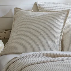 Quilts & Matelasses<Taylor Linens Hudson Charcoal Stripe Matelasse