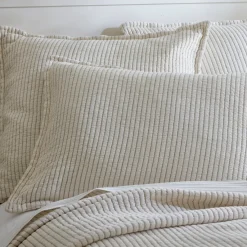 Quilts & Matelasses<Taylor Linens Hudson Charcoal Stripe Matelasse