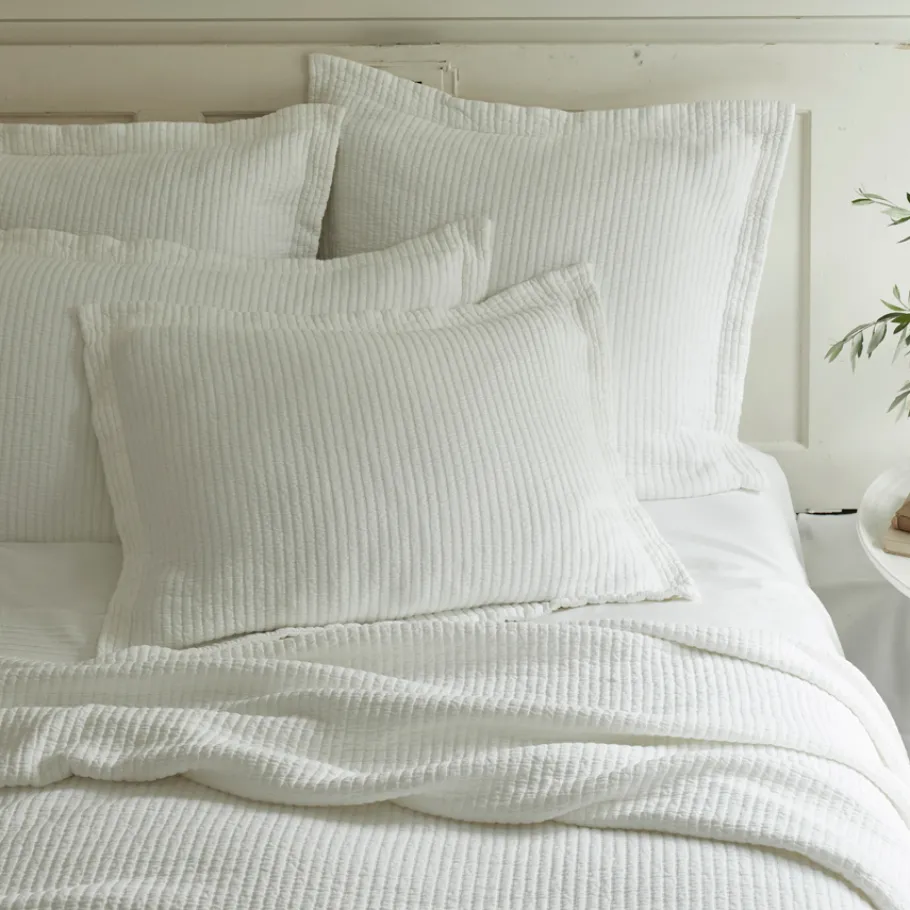 Shams<Taylor Linens Hudson White Sham