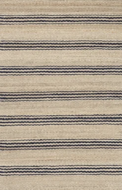 Rugs<Taylor Linens Jute Ticking Indigo Handwoven Rug