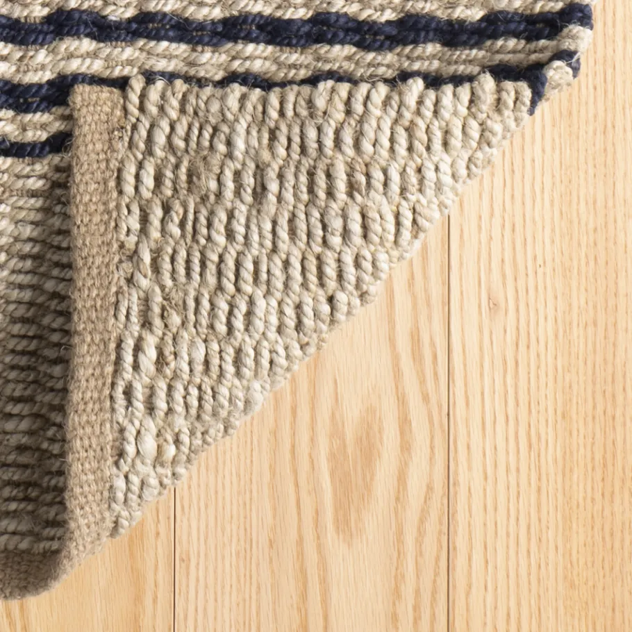 Rugs<Taylor Linens Jute Ticking Indigo Handwoven Rug