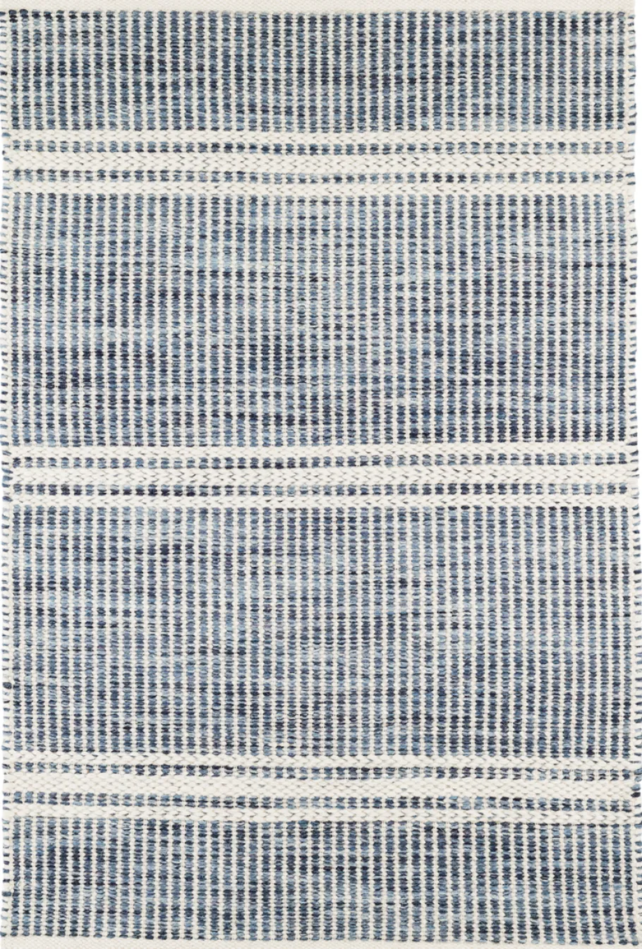 Rugs<Taylor Linens Malta Blue Handwoven Wool Rug