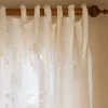 Curtains<Taylor Linens Matilda Cream Linen Voile Curtain Panel