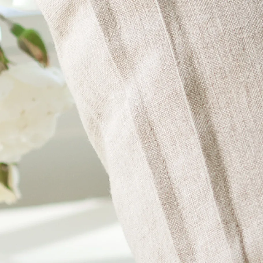 Seaside | Camps & Cottages<Taylor Linens Natural Linen Anchor Pillow