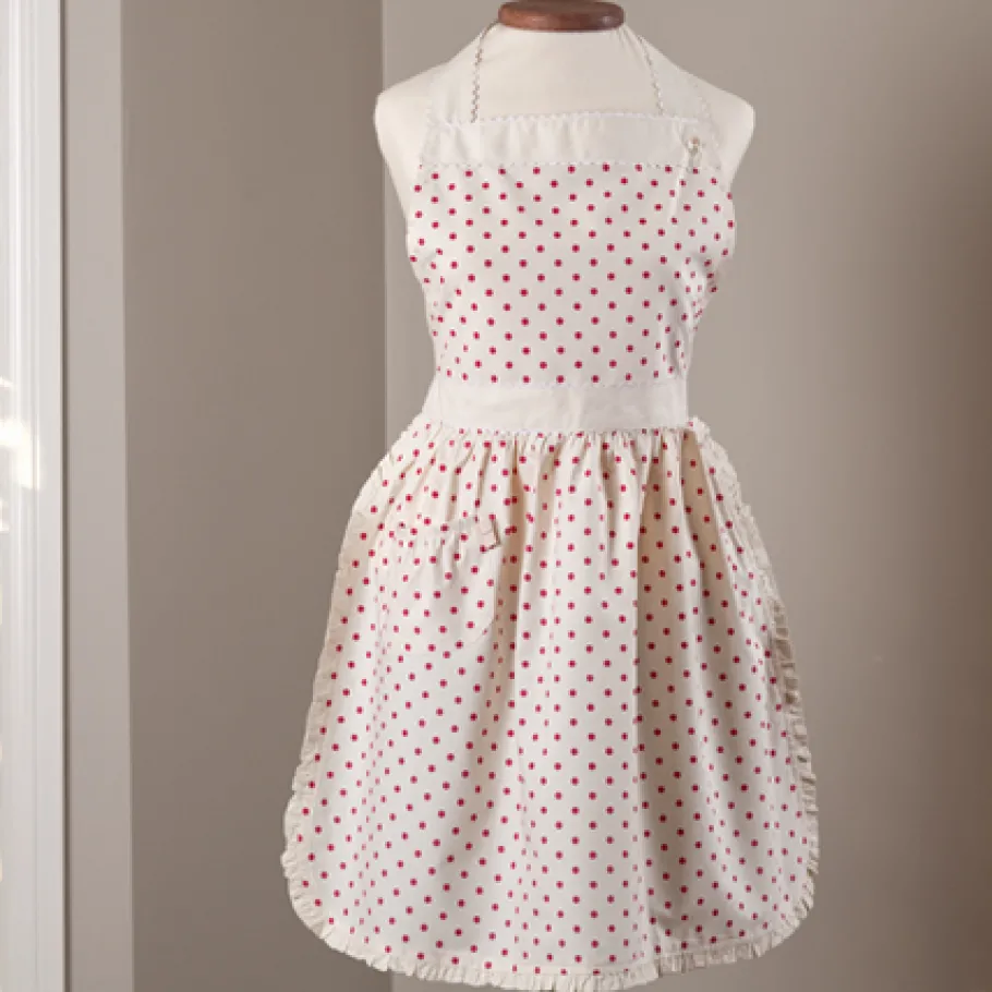 Aprons<Taylor Linens Polka Dot Red Apron