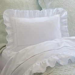 Sentimental Embroideries<Taylor Linens Prairie Crochet Breakfast Pillow