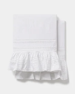 Pillowcases<Taylor Linens Prairie Crochet Pillowcase Set