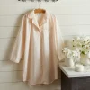 Nightshirts<Taylor Linens Ruffled Nightshirt – Petal