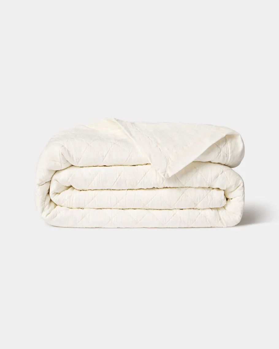 Quilts & Matelasses<Taylor Linens Salt River Cream Matelasse
