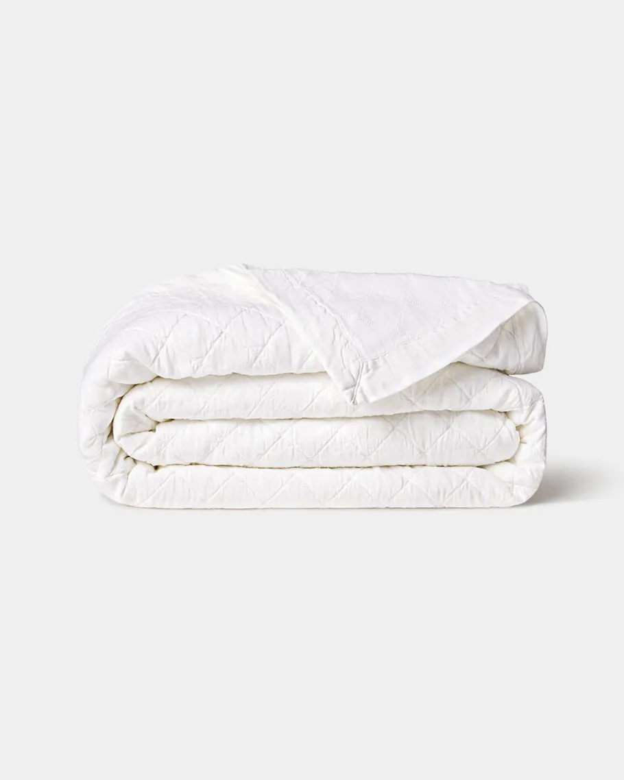 Quilts & Matelasses<Taylor Linens Salt River White Matelasse