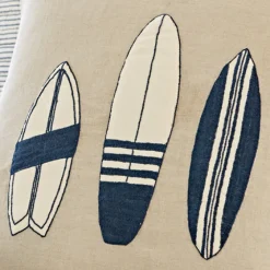 Seaside | Camps & Cottages<Taylor Linens Surf Board Porch Pillow