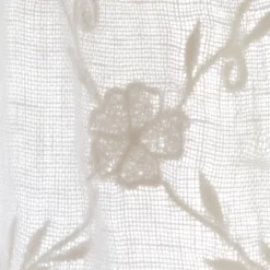Curtains<Taylor Linens Trellis Cream Linen Voile Curtain Panel