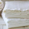 Throws<Taylor Linens Waffle Blanket White