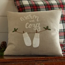 Winter Embroideries<Taylor Linens Warm and Cozy Pillow