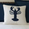 Seaside | Camps & Cottages<Taylor Linens White Linen Lobster Pillow